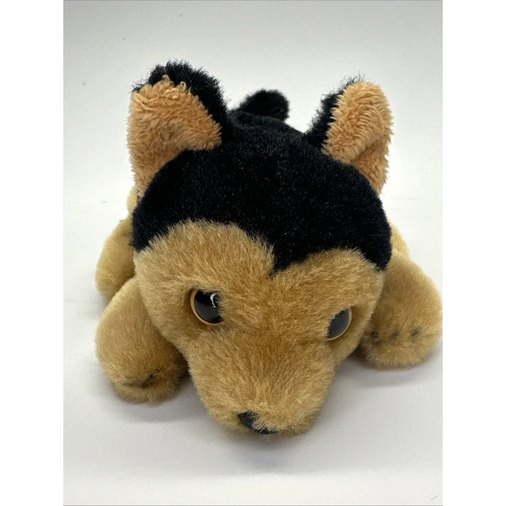 Russ Petooties Pets Alsatian German Shepherd GSD Dog Plush Toy Small 5in Brown